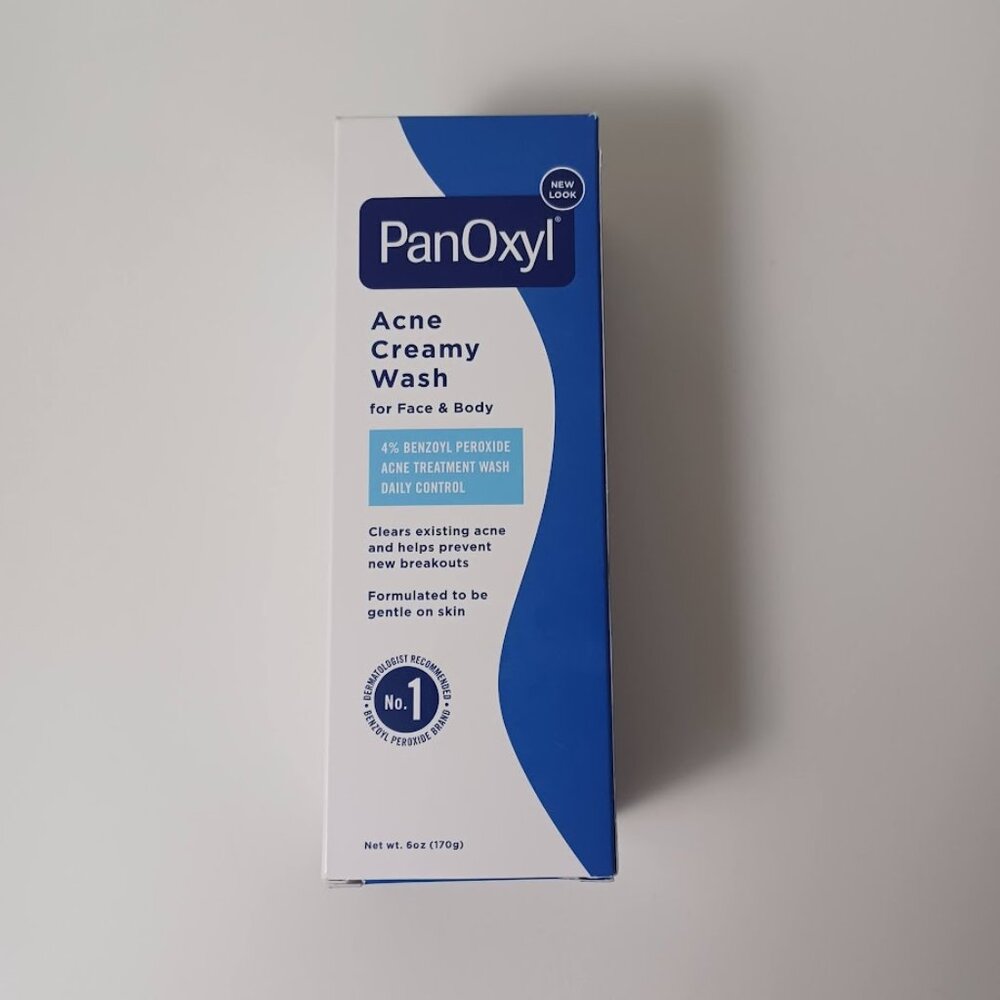 Panoxyl Acne Creamy Wash NEW Face/Body -Gentle On Skin -6 oz. *SMALL TEAR ON BOX - Picture 8 of 8